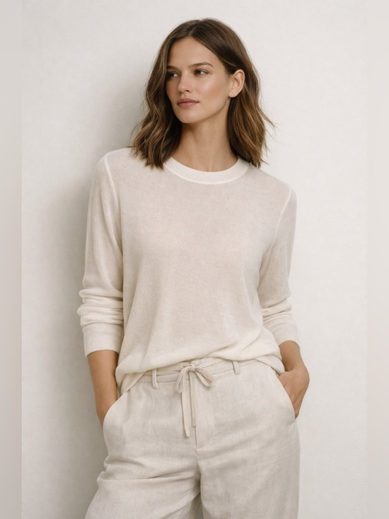 Vince Sweaters - VINCE 100% Cotton Lightweight Knit Sweater – spring light layer